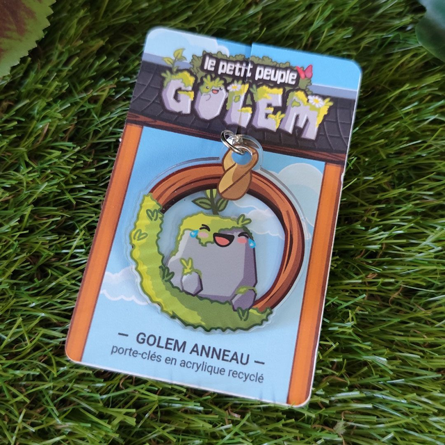 Porte clé - Golem en anneau