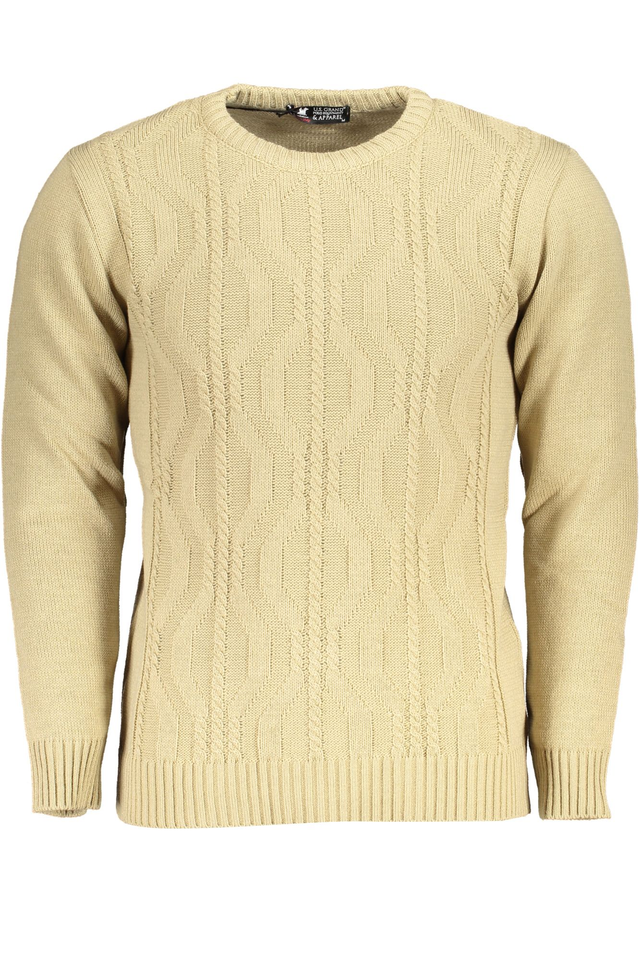 U.S. GRAND POLO MAGLIONE UOMO BEIGE