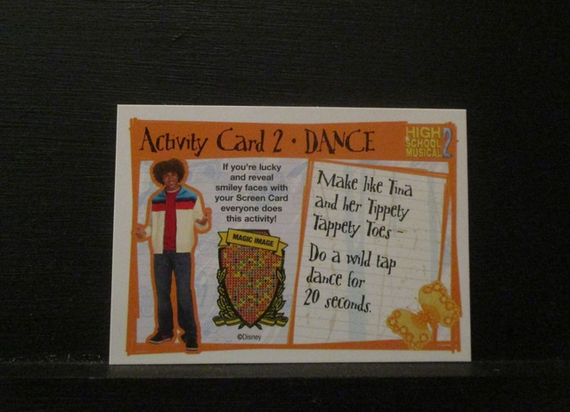 High School Musical 2 Dance Activity Original Trading Card #2