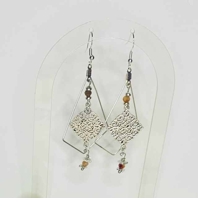 ARABESQUE ARGENTÉ Œil du Tigre