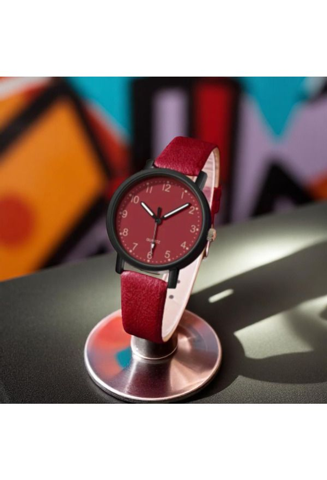 Uhr Fashion Casual rot