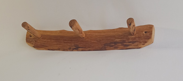 Porte manteaux mural 3 branches - L45cm 