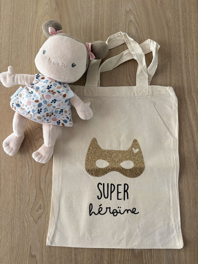 Tote-bag/pochon - Super héroïne
