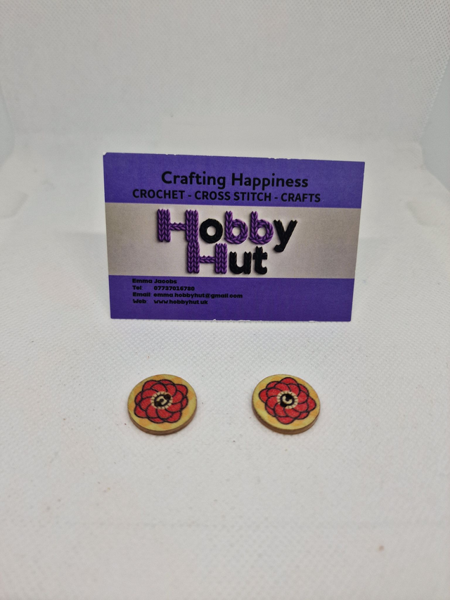 Vintage Style Buttons (12) 2cm