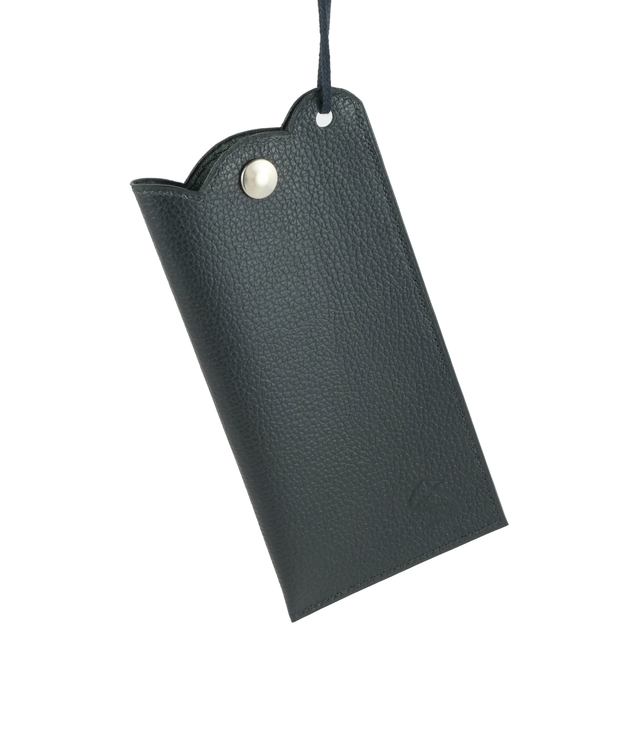 Etui à Lunettes avec cordon MEGANE Noir Grainé