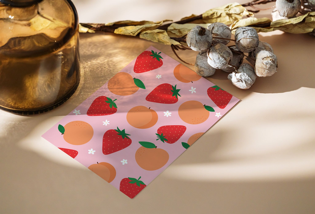 Dose de couleur - Fruits Carte