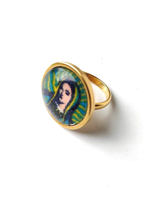 Bague Upcyclée Chute de tissu Recyclée - Vierge