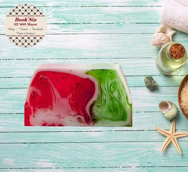 Savon glycérine " Fraise kiwi "