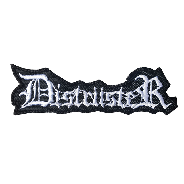 Embroidered Patch - Distrüster - White Logo