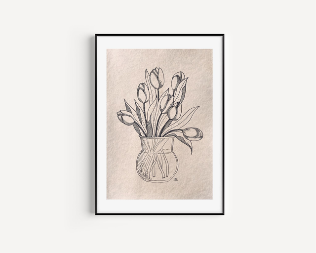 Tulipani A4 (Giclée print)