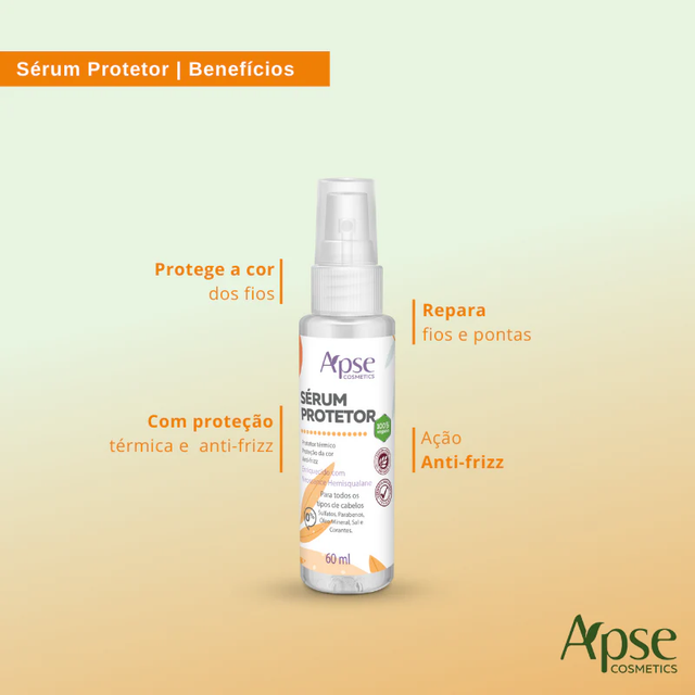 Óleo Serum reparador protetor Apse 60ml- ol1