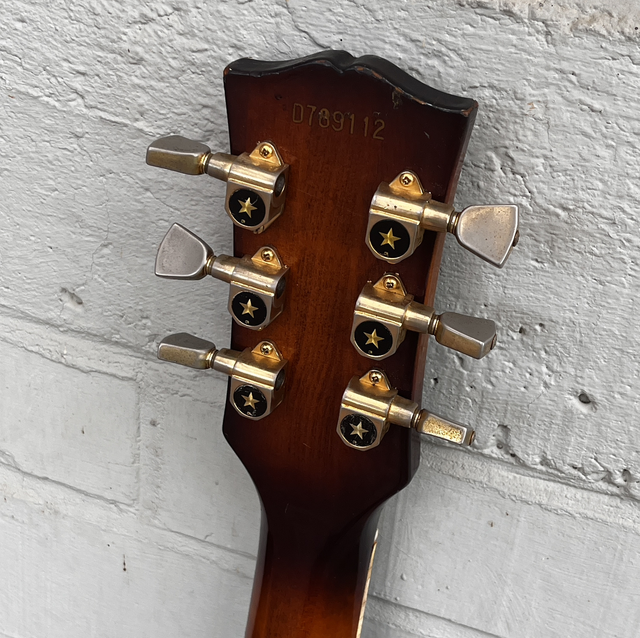 1978 Greco SA-900 (Gibson ES-335 MADE IN JAPAN LAWSUIT-era) with FLAME MAPLE ... this is a '59 "Burst" Killer ... with HARD Case