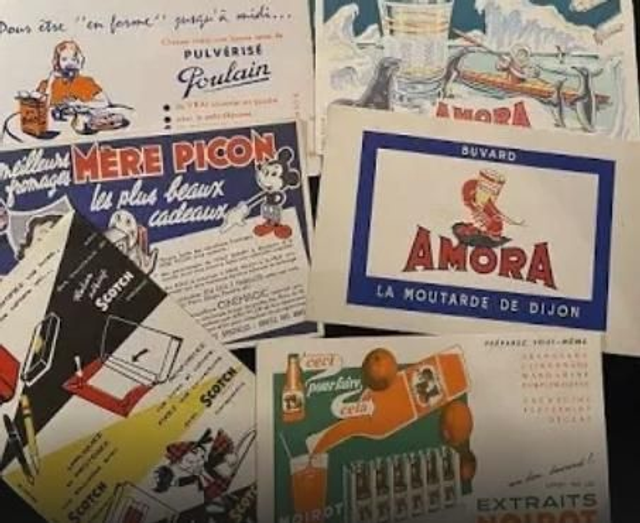 Lot buvards anciens 