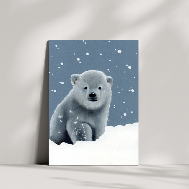 Carte de vœux - Ourson N°1