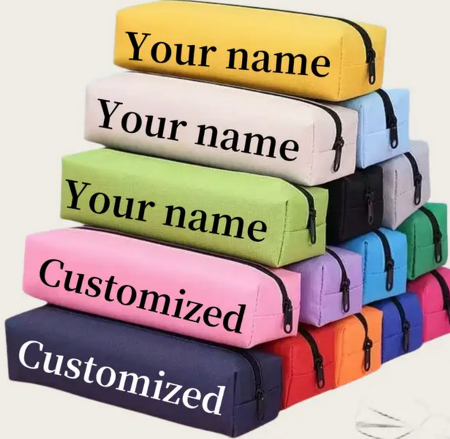 Customizable Pencil Case - Personalized Engraved Name/Signature,