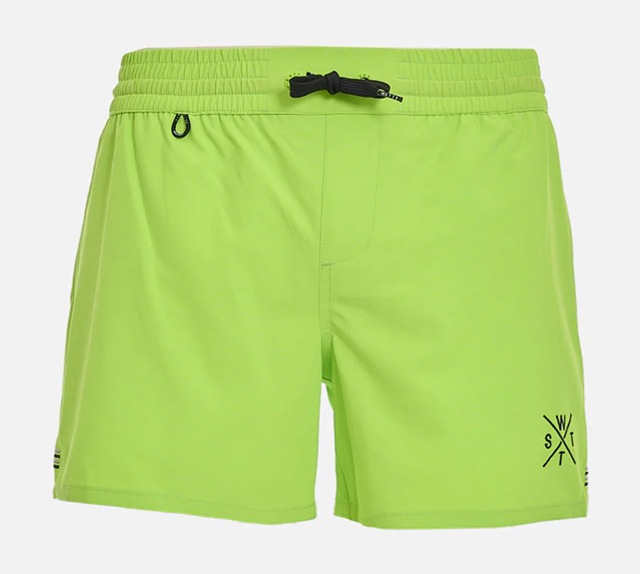 SHORT DE BAIN WATTS R-COOLZ - VERT FLUO