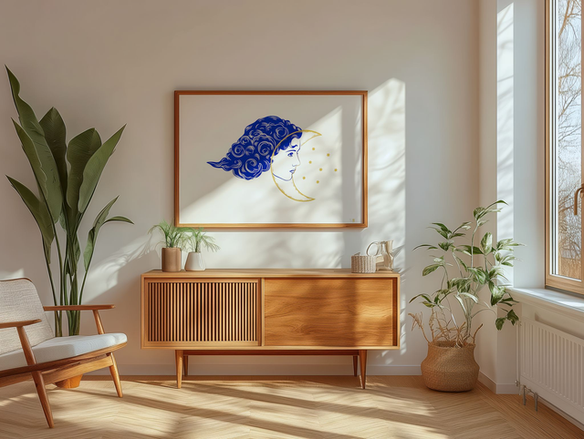 Affiche "Dans la lune" 