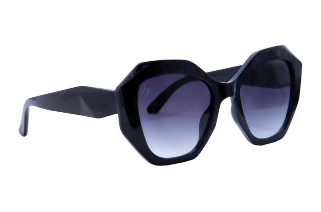 Black Octagonal Sunglasses