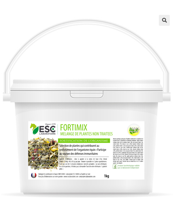 FORTIMIX – Défenses immunitaires cheval – Mélange de plantes