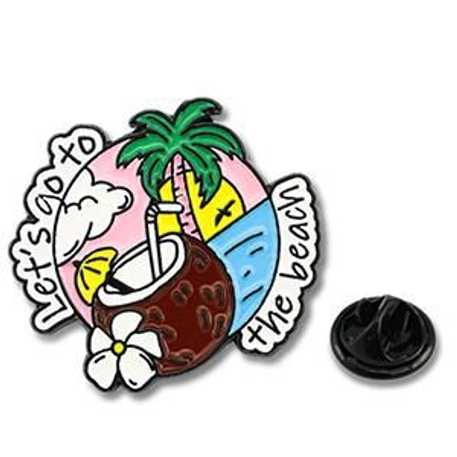 Pin's "Let's go to the beach"