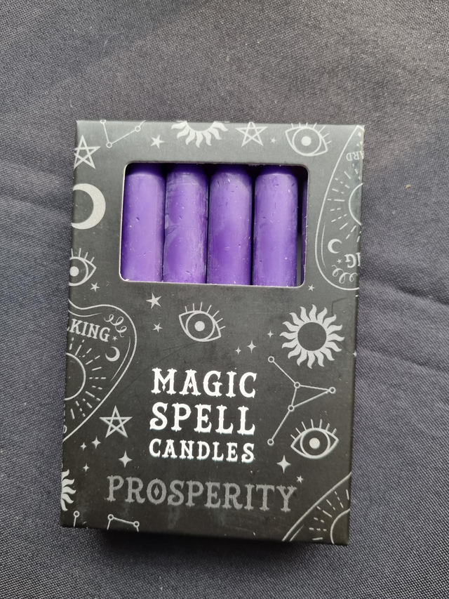 Bougie rituel violet  Prospérité 