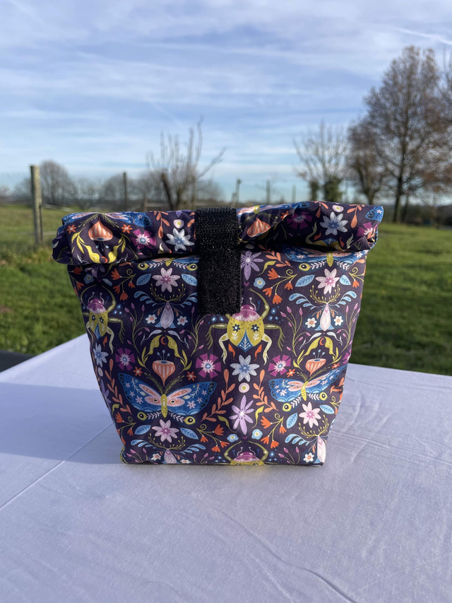 Sac à collation enroulable papillon