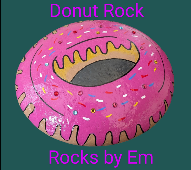 Painted Rock - Donut