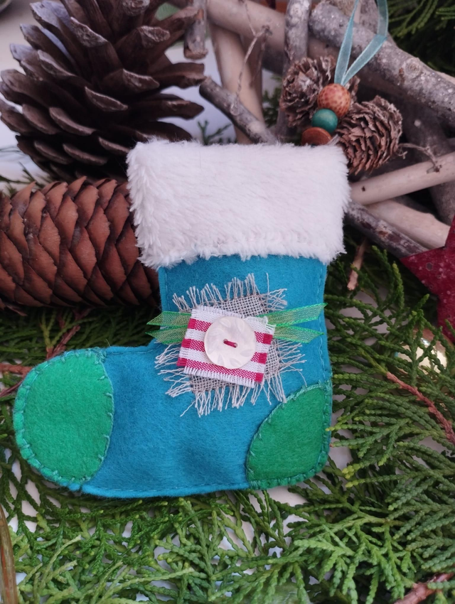 Décoration de Noël  Feutrine - Chaussette