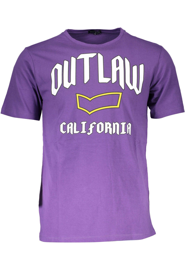 GAS T-SHIRT MANICHE CORTE UOMO VIOLA