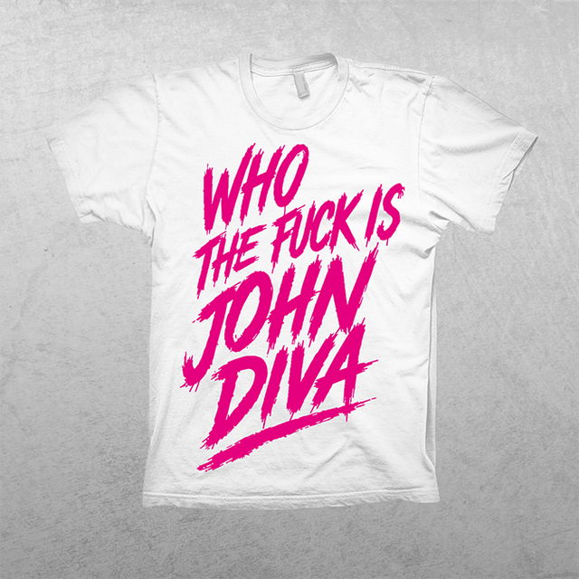 Who The Fuck Is John Diva - Shirt (white)