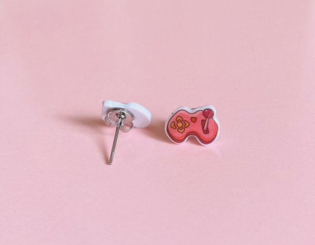 Boucles d’oreilles Pink Gaming