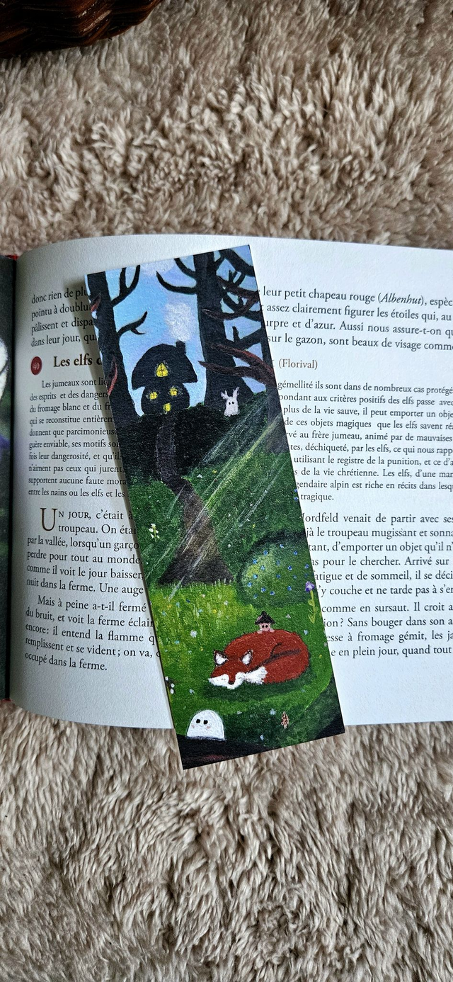 Marque Page - Le Renard Endormi