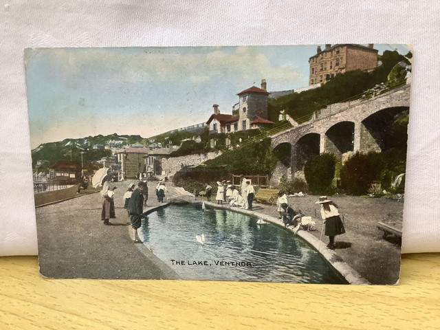 Ventnor, The Lake, Isle of Wight, Posted 1908 antique E.T.W. Dennis &amp; Sons Ltd. Our Ref No. R861 £2.50