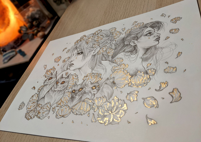 Envoutement, Format A4, 21 x 29,7 cm