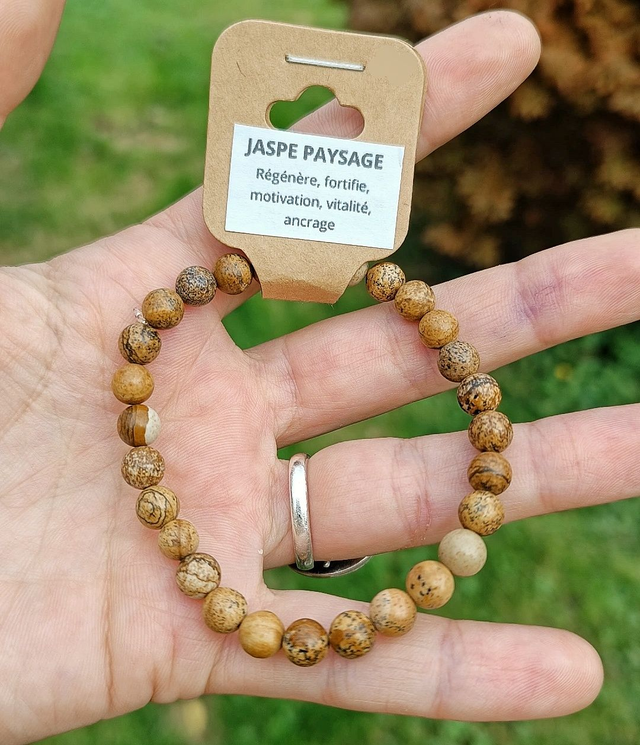 Bracelet Jaspe paysage