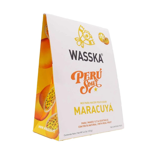 Mix Pisco Sour Wasska Maracuya (Rinde 6 cocktails) 125g