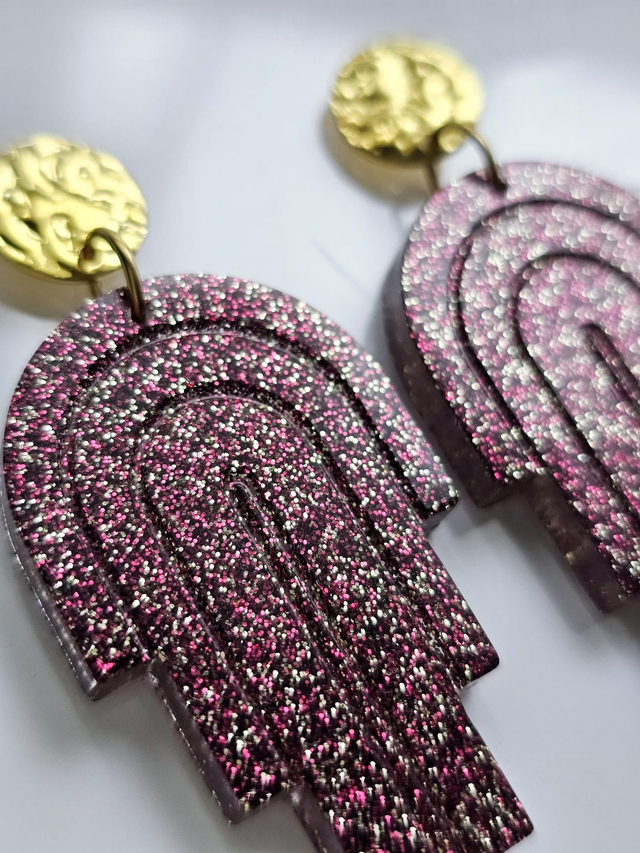 MIAMI paillettes bordeaux &amp; dorées