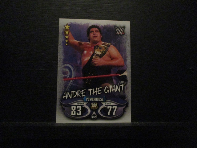 Andre The Giant - W Legends Slam Attax Live Original Trading Card #257