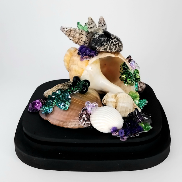 Sirènea Vert émeraude et Améthyste