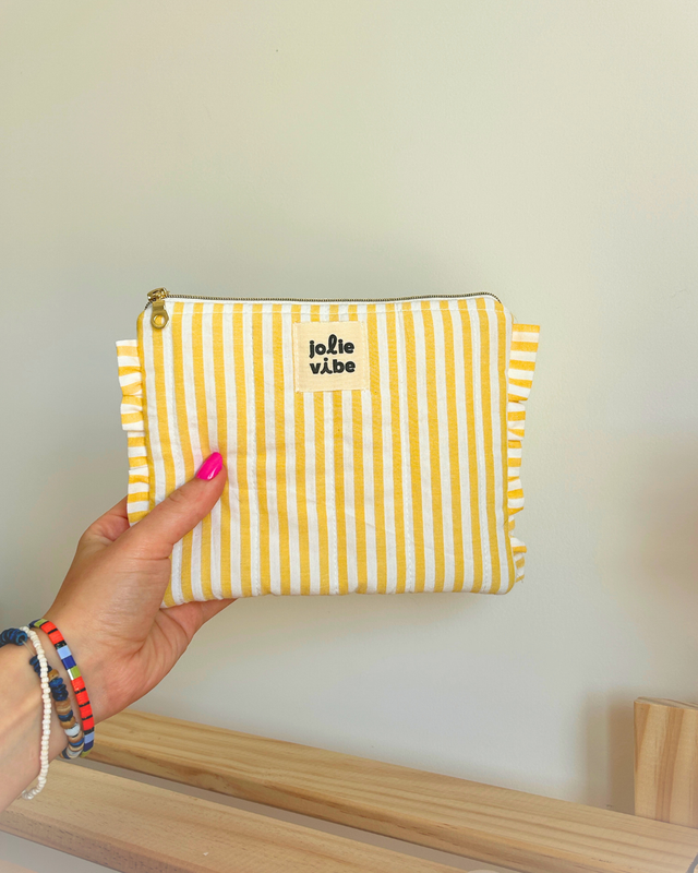 Rayures citron - Pochette
