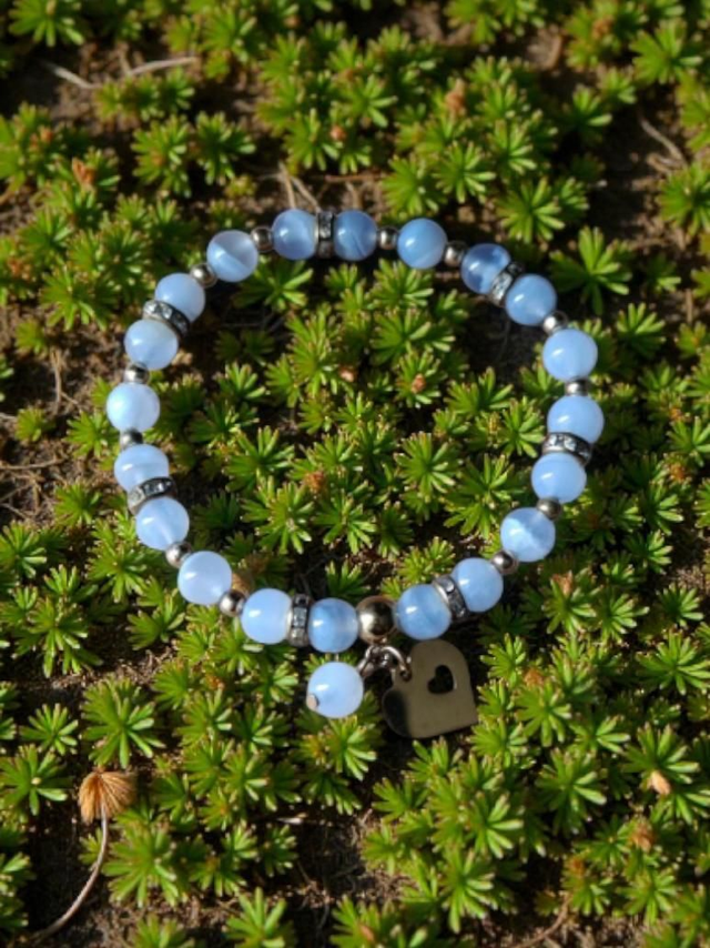 Bracelet Calcédoine - Harmonie & Douceur intérieure