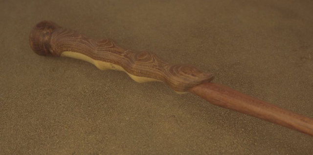 Toverstok - Robinia en Sapele