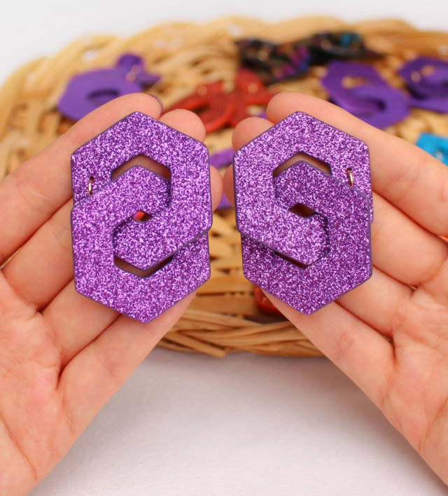 Astra • violet pailleté 