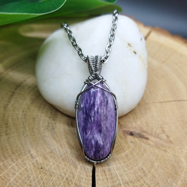 Pendentif Charoïte