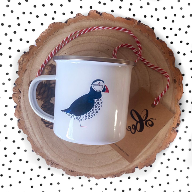 Enamel Mug - Puffin