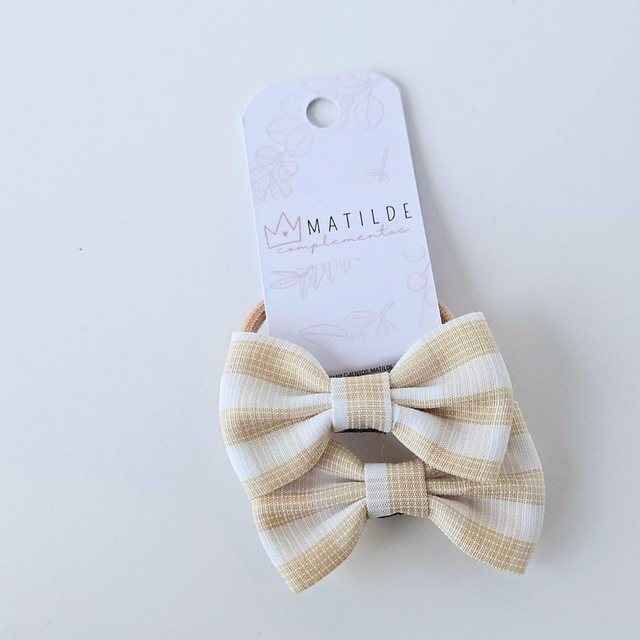 Minicolet Par Beige Cuadrille Grande