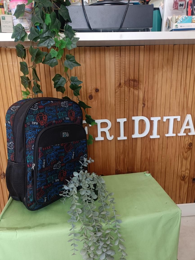 Mochila escolar gamers