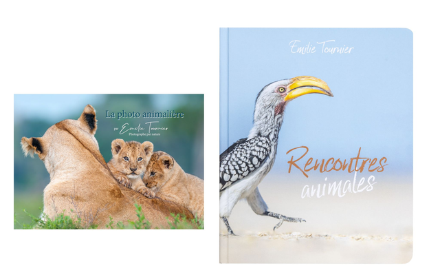 Lot 2 livres guide + "Rencontres animales"