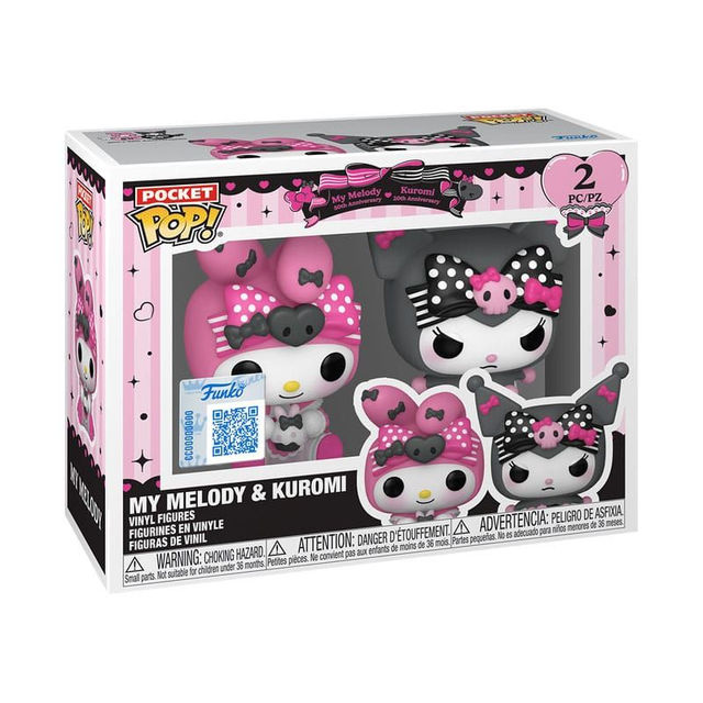 Hello Kitty: My Melody & Kuromi Pop! Keychain 2-Pack