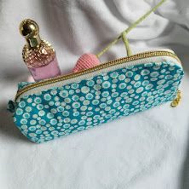 BOHEME  TURQUOISE  - Trousse de maquillage    - PETIT PAN 